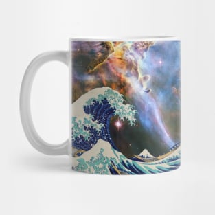 The Great Wave - Hokusai - Galaxy Mug